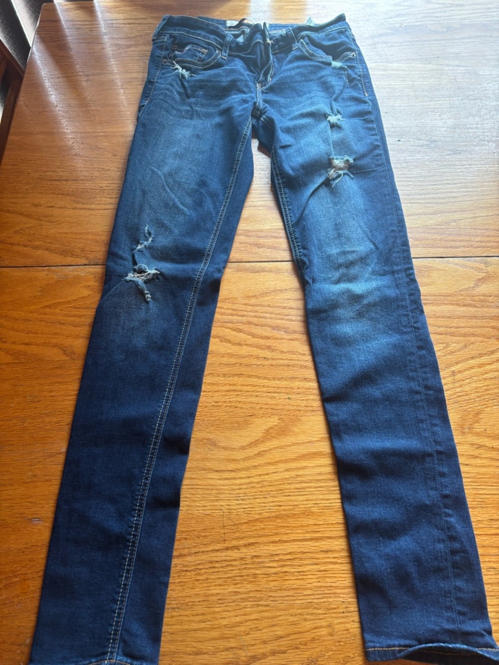Vintage Y2K Hollister Skinny Jeans Size 7R / W28 L31